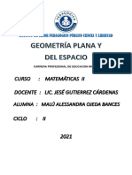 Geometría Plana y Del Espacio