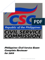 Philippines Civil Service Exam Complete Reviewer For 2019: Free Reviewer For All Arranged by Leonalyn Mutia-Tayone
