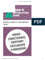 Install Odoo 11 On Ubuntu 16.04 - GetOpenERP