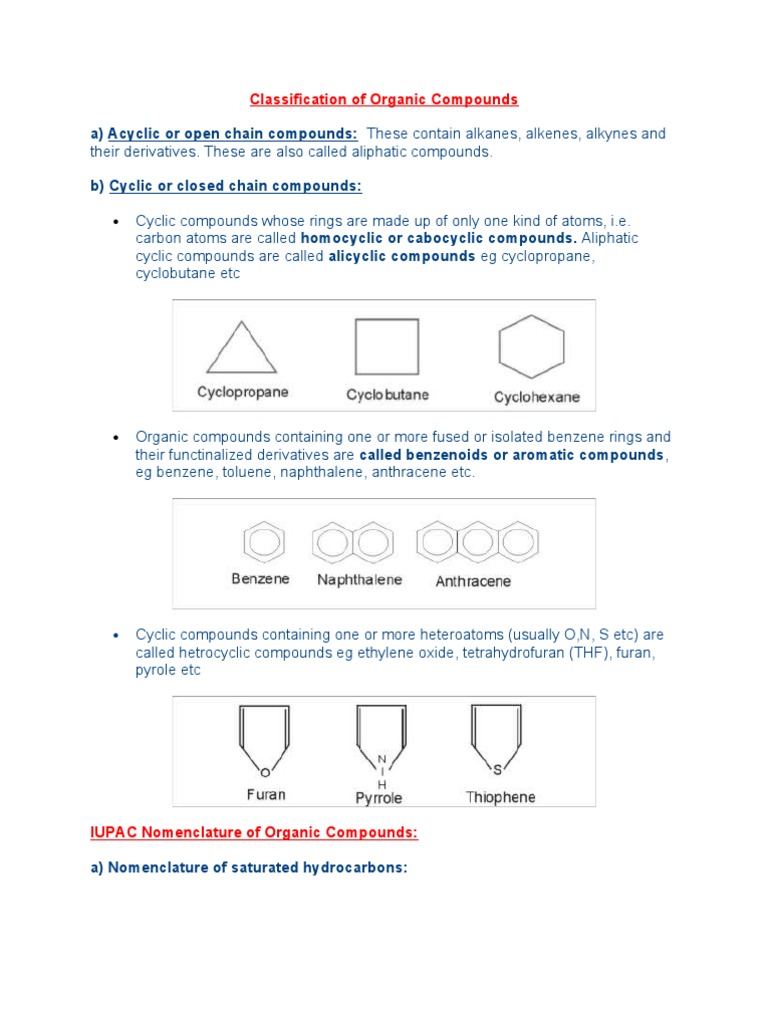 Classification Of Organic Compounds Functional Group Alkene