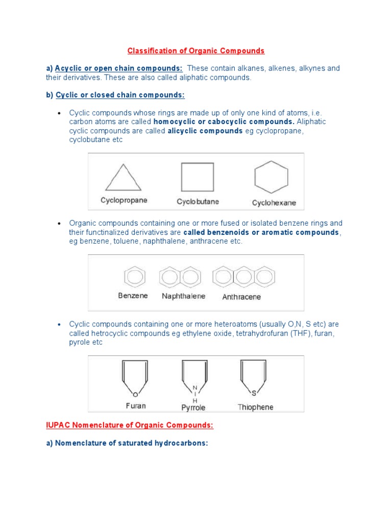 Classification Of Organic Compounds Functional Group Alkene