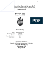 Identification of The Phases in The Growth of Nannocloropsis Oculata, Isocrysis Galbana And