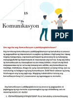 Modyul 2 - Antas, Modelo, Di-Berbal, Mabisang Komunikasyon PDF