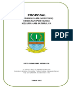 Proposal KEGIATAN POSYANDU JATIMULYA