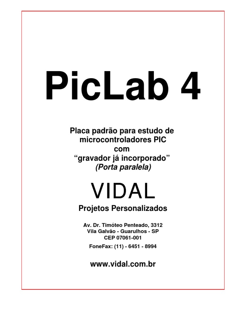 Placa PicLab 4 para Microcontroladores PIC | PDF | Hardware de ...