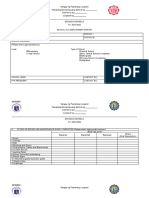BE Form 7 School Accomplishment Report Template