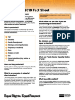 Worksheet30-Equality Act 2010 Factsheet