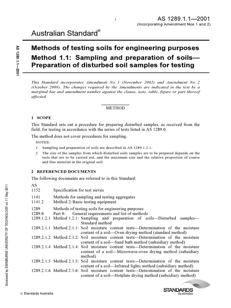 1289 1 1-2001 (+a2) | PDF | Soil | Materials