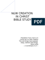 New Creation in Christ Bible Study