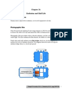 Radiation and Half Life Detecting Radiation: Photographic Film