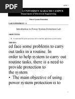 Lab 1 Introduction To Power System Protection Updated