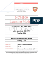 NCM100 Learning Module: LPU - Cavite