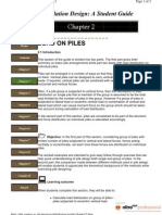 Load On Piles: Pile Foundation Design: A Student Guide