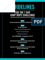 For The 7 Day Jump Rope Challenge: Guidelines