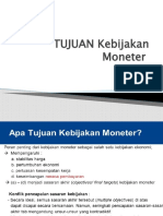 TUJUAN Kebijakan Moneter