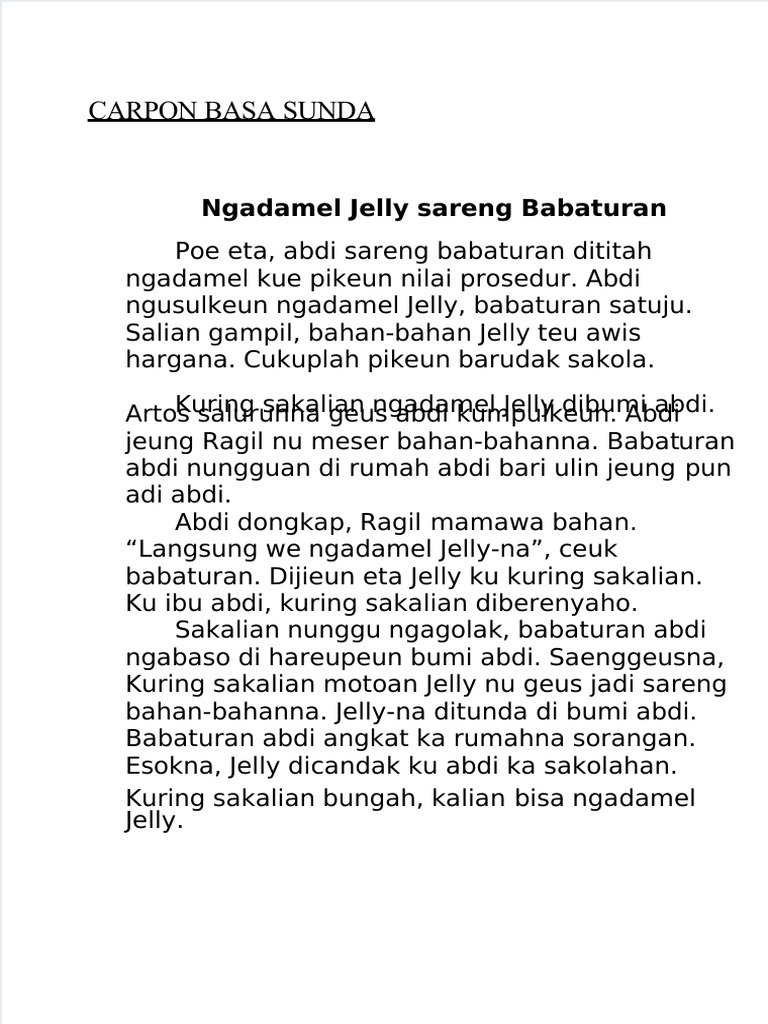 Carpon Basa Sunda 55b07a5c46f57 | PDF