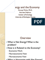 Net Energy and The Economy