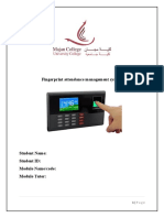 Fingerprint Attendance Management System