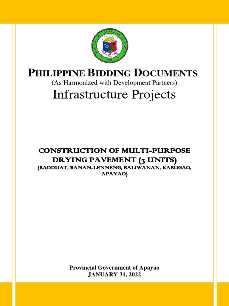 Philippine Bidding Docs for Infrastructure | PDF | Procurement | Employment