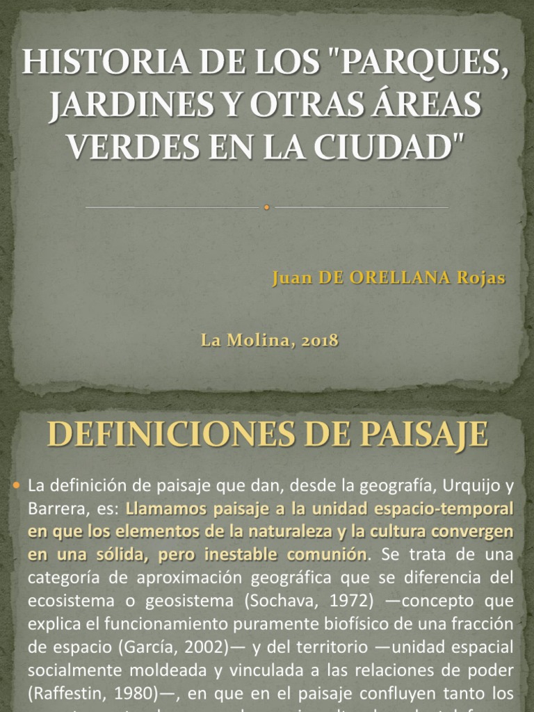 Historia de Los Jardines y Otros Espacios Urbanos - J. de Orellana ...