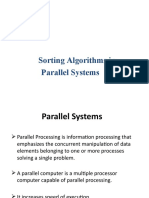 Sorting Algos in Parallel System