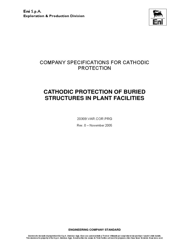 Cathodic Protection for Buried Structures | PDF | Corrosion | Anode