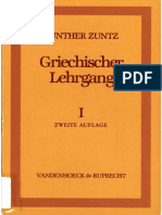 Günther Zuntz - Griechischer Lehrgang. 1, Lektionen-Vandenhoeck & Ruprecht (1991)