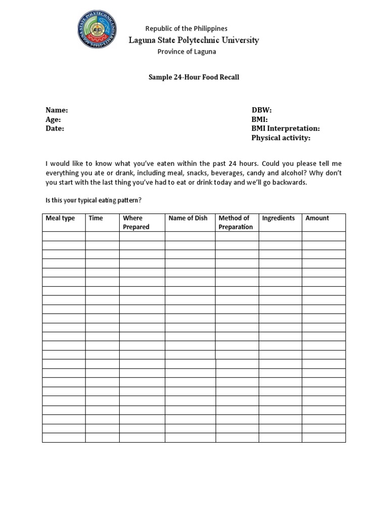 laguna-state-polytechnic-university-sample-24-hour-food-recall-pdf