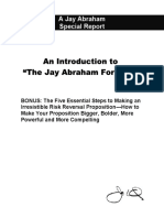 Report - An Introduction To The Jay Abraham Formula
