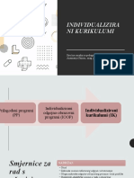 INDIVIDUALIZIRANI KURIKULUMI - Prezentacija