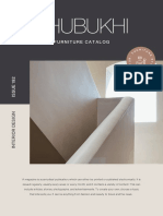Beige Brown Minimal Interior Furniture Catalog Proposal A4 Document Cover Magazine