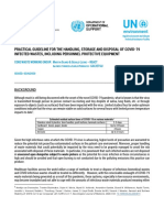 Unep - Practical Guideline For Covid 19 Waste Management Unep-Gsc-Dos