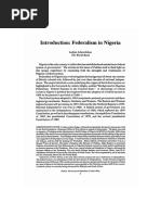 Introduction: Federalism in Nigeria: The World Bank