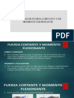 DIAGRAMA DE FUERZA CORTANTE Y MOMENTO FLEXIONANTE