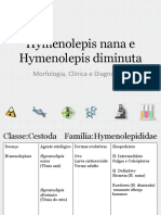 Hymenolepis Nana e Hymenolepis Diminuta