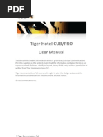 Download Tiger Hotel CUB_PRO Manual by latsats SN55259385 doc pdf