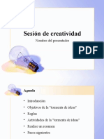 Sesión de Creatividad