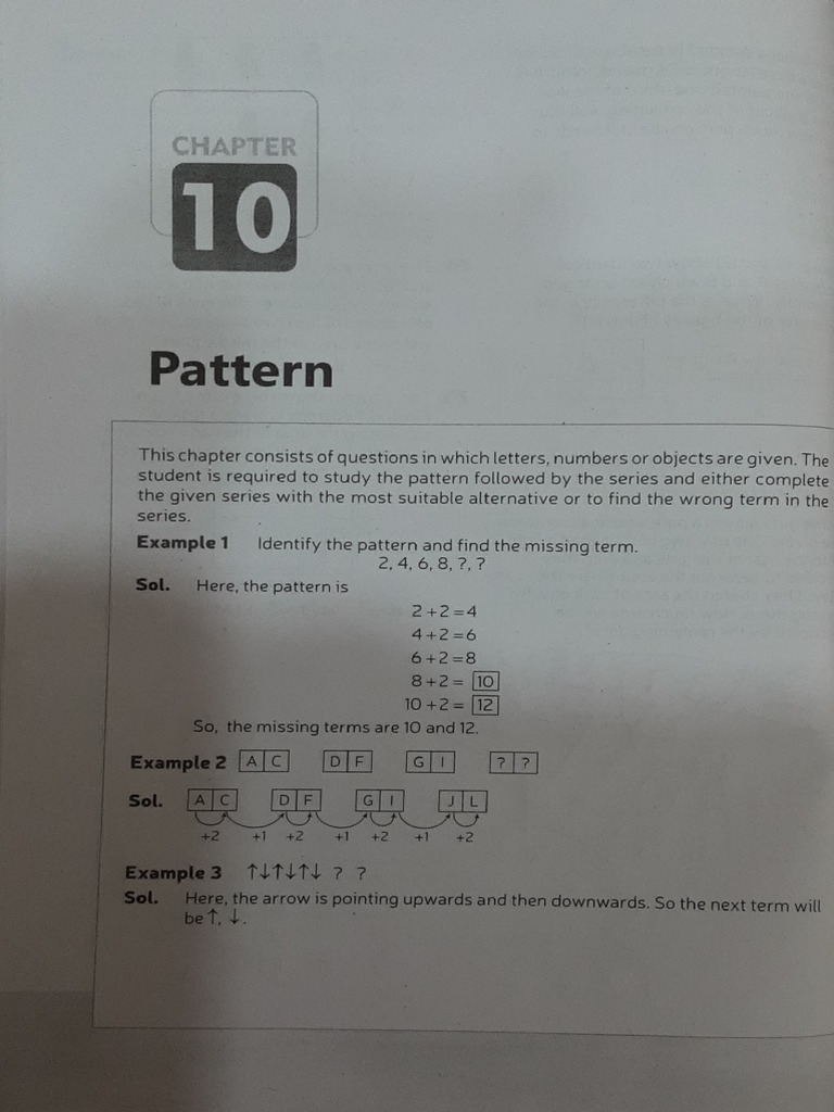 Pattern Recognition: Identifying Patterns and Logical Relationships ...