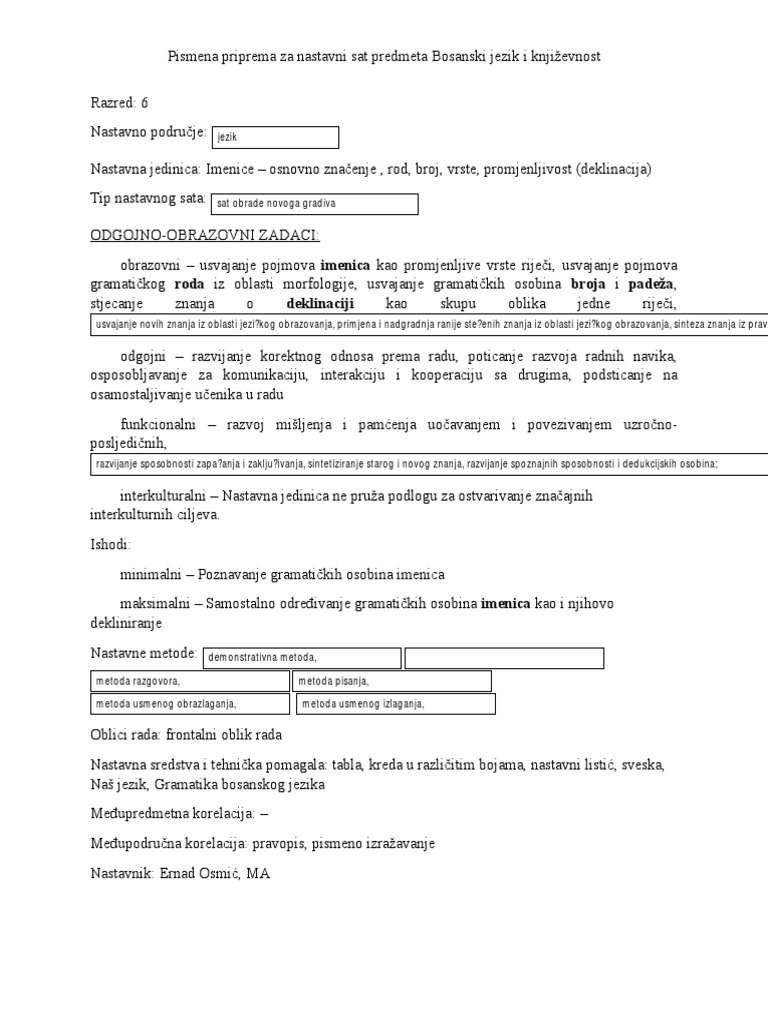 Imenice | PDF