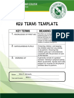 Key Terms Template