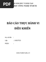 Báo Cáo Thực Hành Vi Điều Khiển