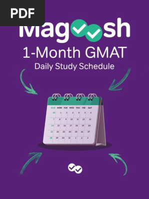GMAT Study schedule