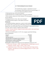 Chapter 2. Understanding The Income Statement A. Questions