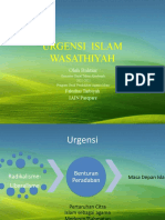 Urgensi Islam Wasathiyah