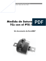 PTE-100-C Medida de Saturación en Transformadores de Intensidad
