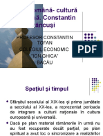 Cultură Română - Cultură Europeană