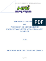 Technical Proposal For Priority 1 Metering Points Site Survey