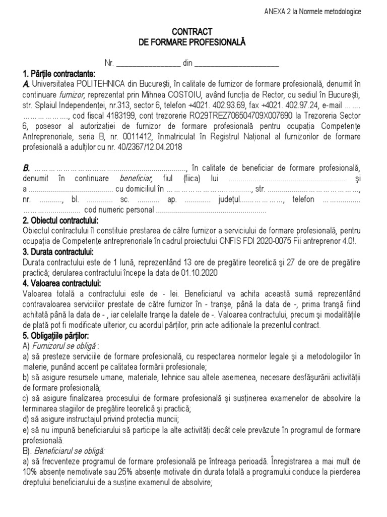 Formare Profesionala : Formarea profesionala – XLWRR