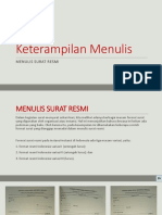 Keterampilan Menulis