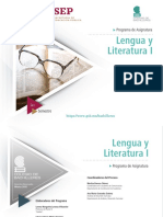 Lengua y Literatura I